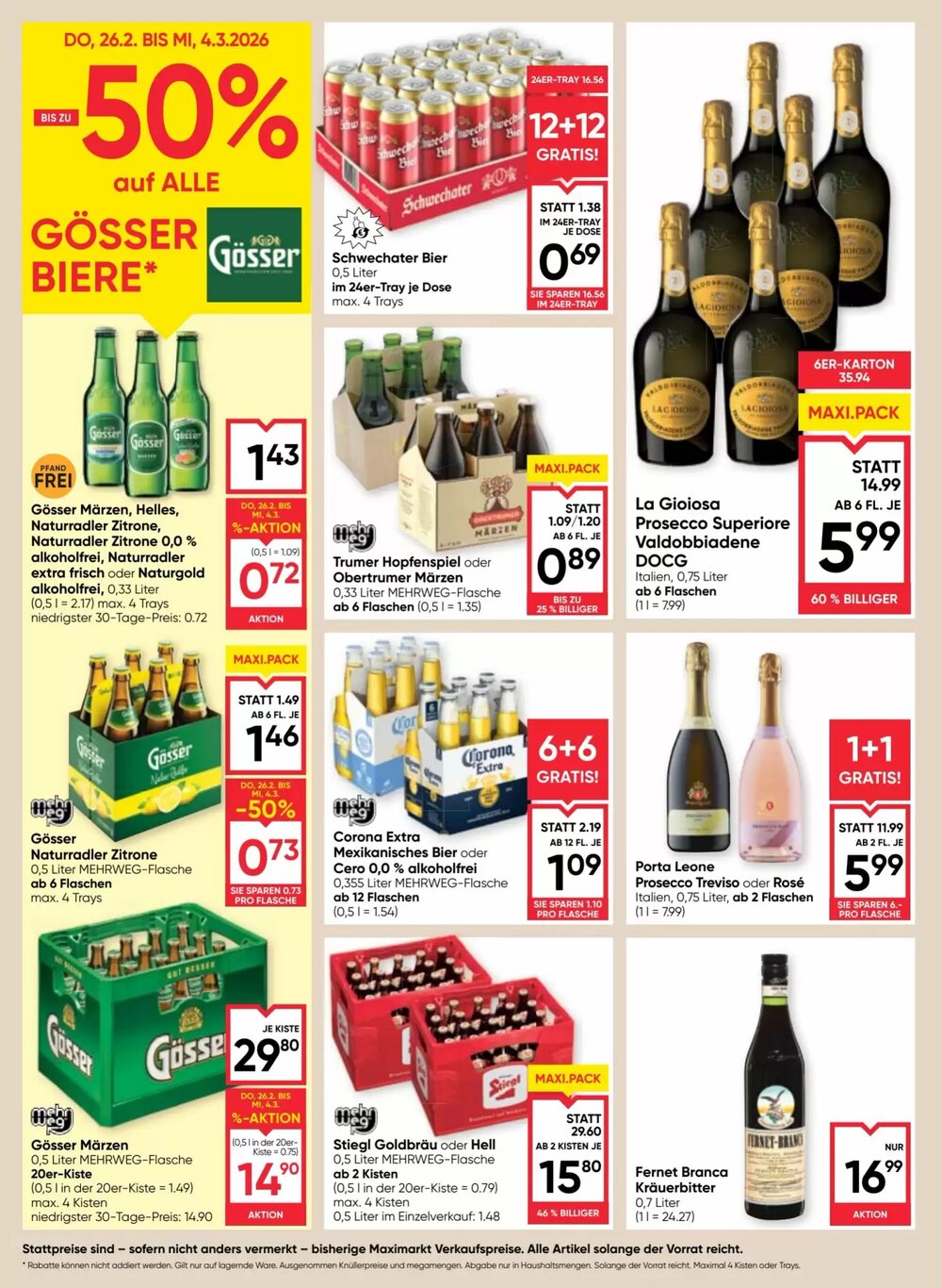 Maximarkt Flugblatt (ab 26.02.2026) - Angebote und Prospekt - Seite 14