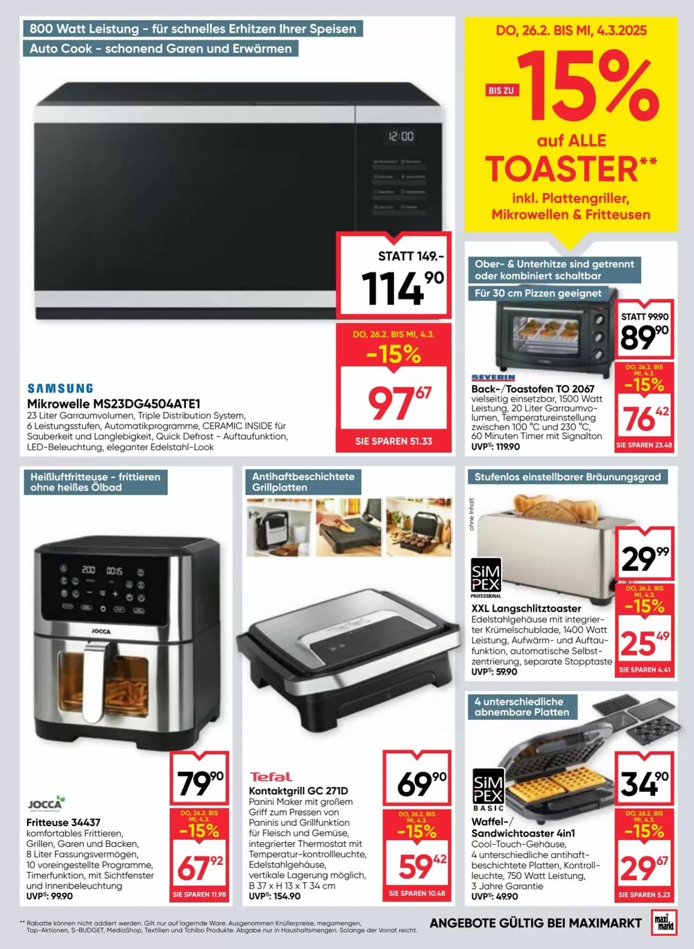 Maximarkt Flugblatt (ab 26.02.2026) - Angebote und Prospekt - Seite 21