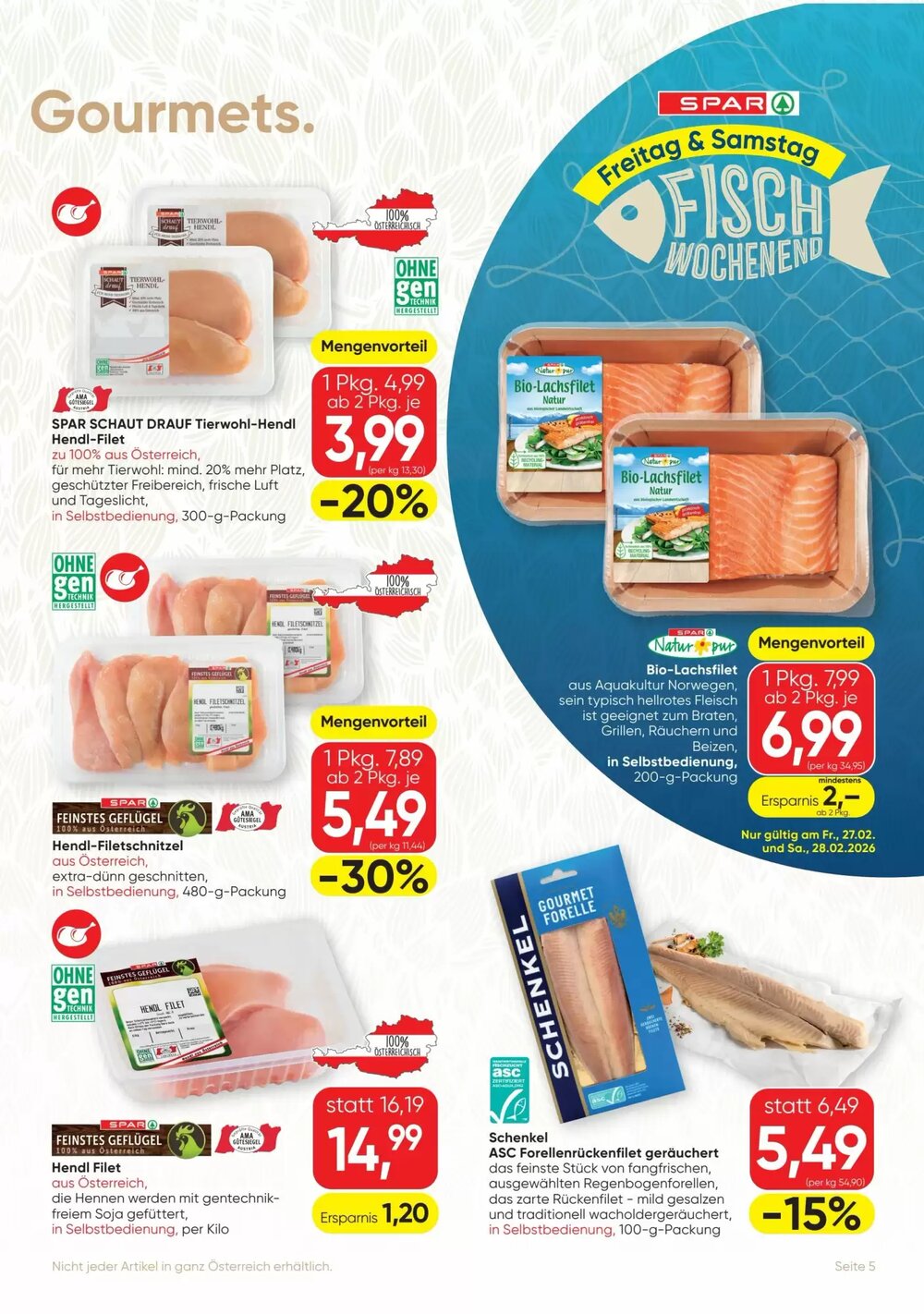 SPAR Gourmet Flugblatt (ab 26.02.2026) - Angebote und Prospekt - Seite 5