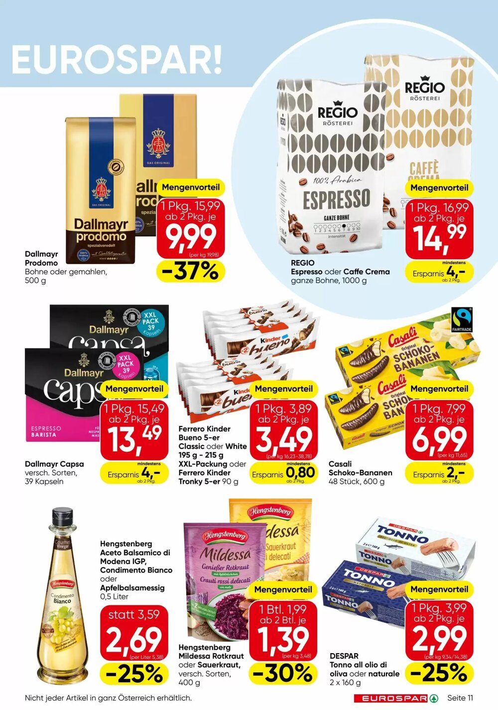 Eurospar Flugblatt (ab 26.02.2026) - Angebote und Prospekt - Seite 11