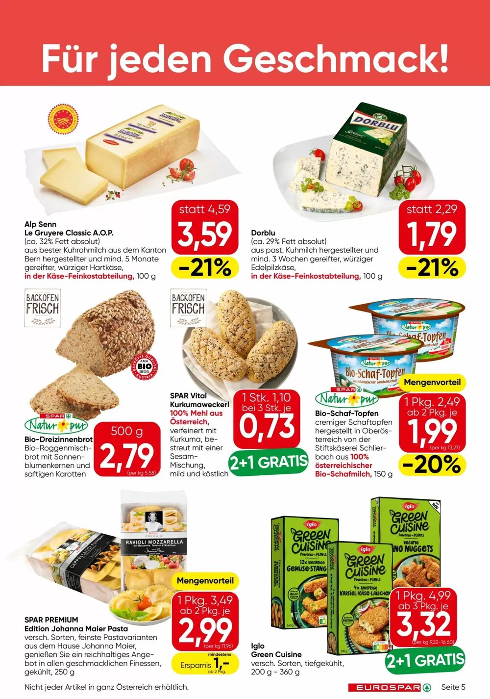 Eurospar Flugblatt (ab 26.02.2026) - Angebote und Prospekt - Seite 5