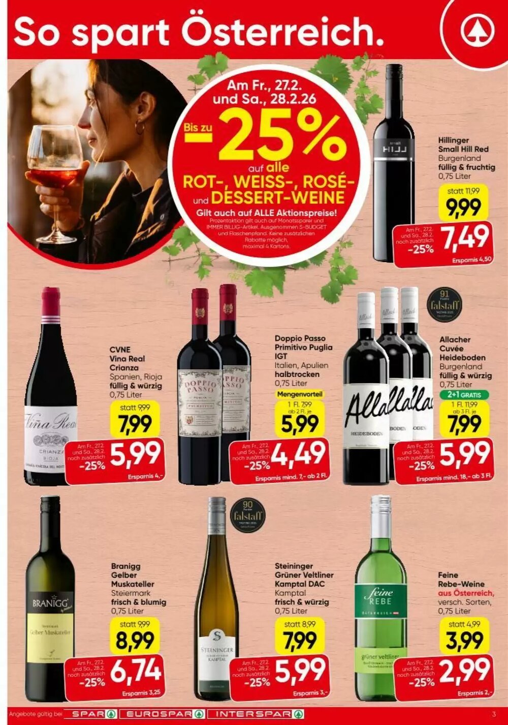 Eurospar Flugblatt (ab 26.02.2026) - Angebote und Prospekt - Seite 3