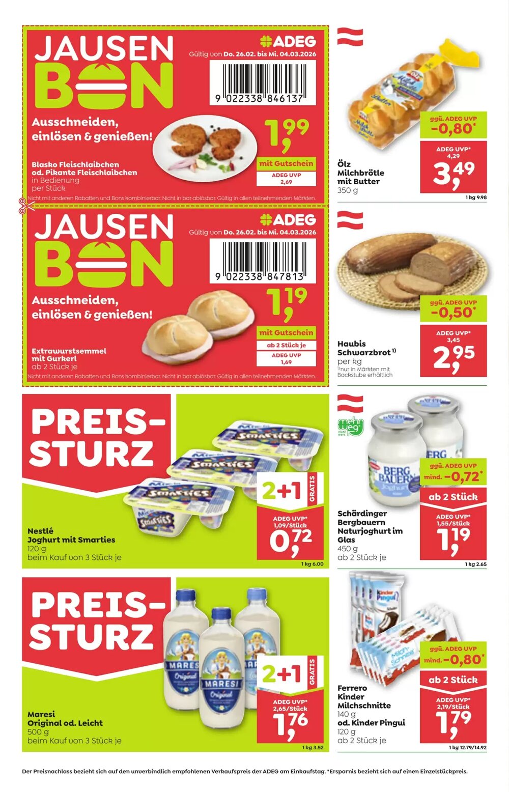 ADEG Flugblatt (ab 26.02.2026) - Angebote und Prospekt - Seite 2