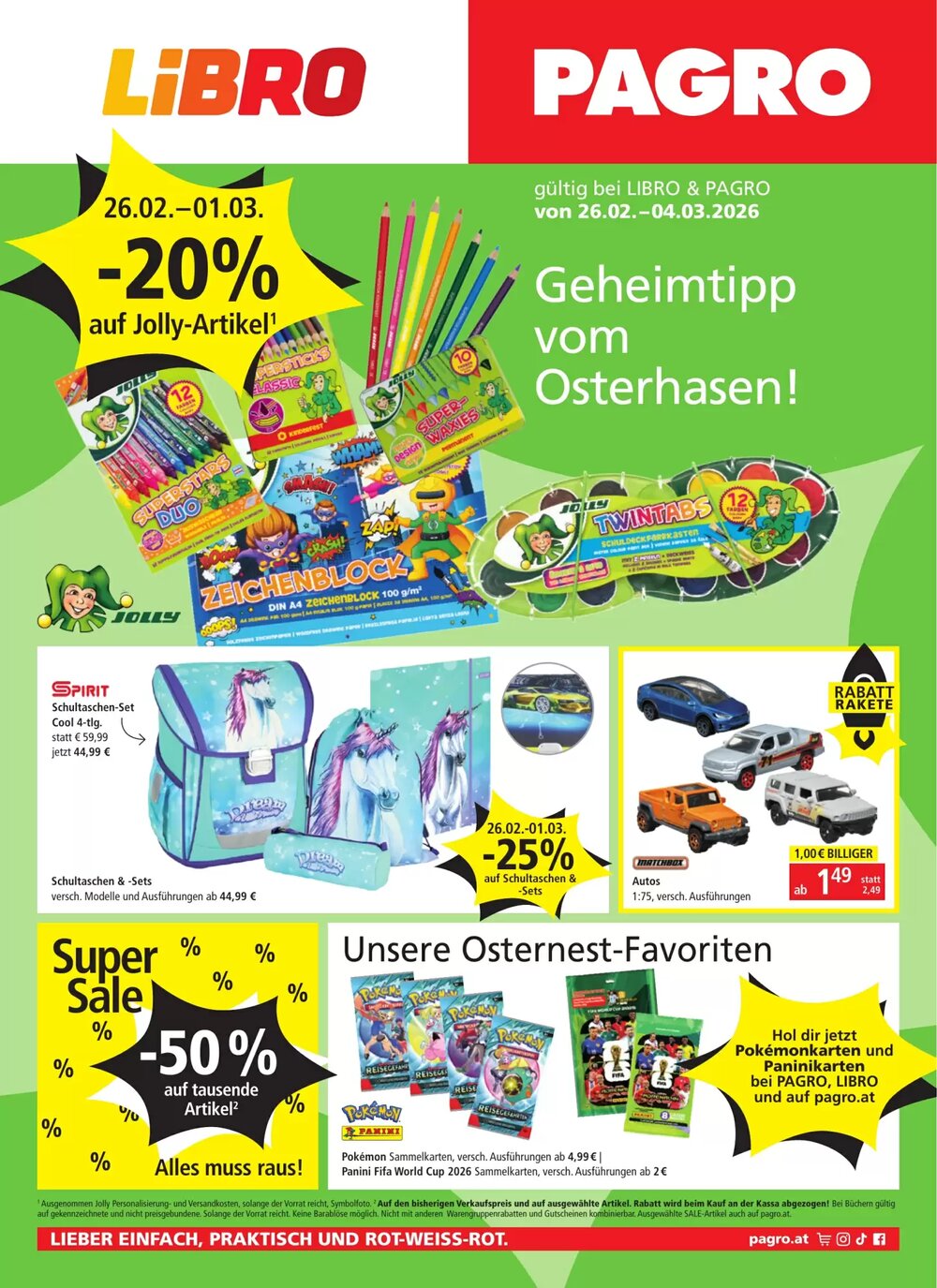 Pagro Diskont Flugblatt (ab 26.02.2026) - Angebote und Prospekt - Seite 1