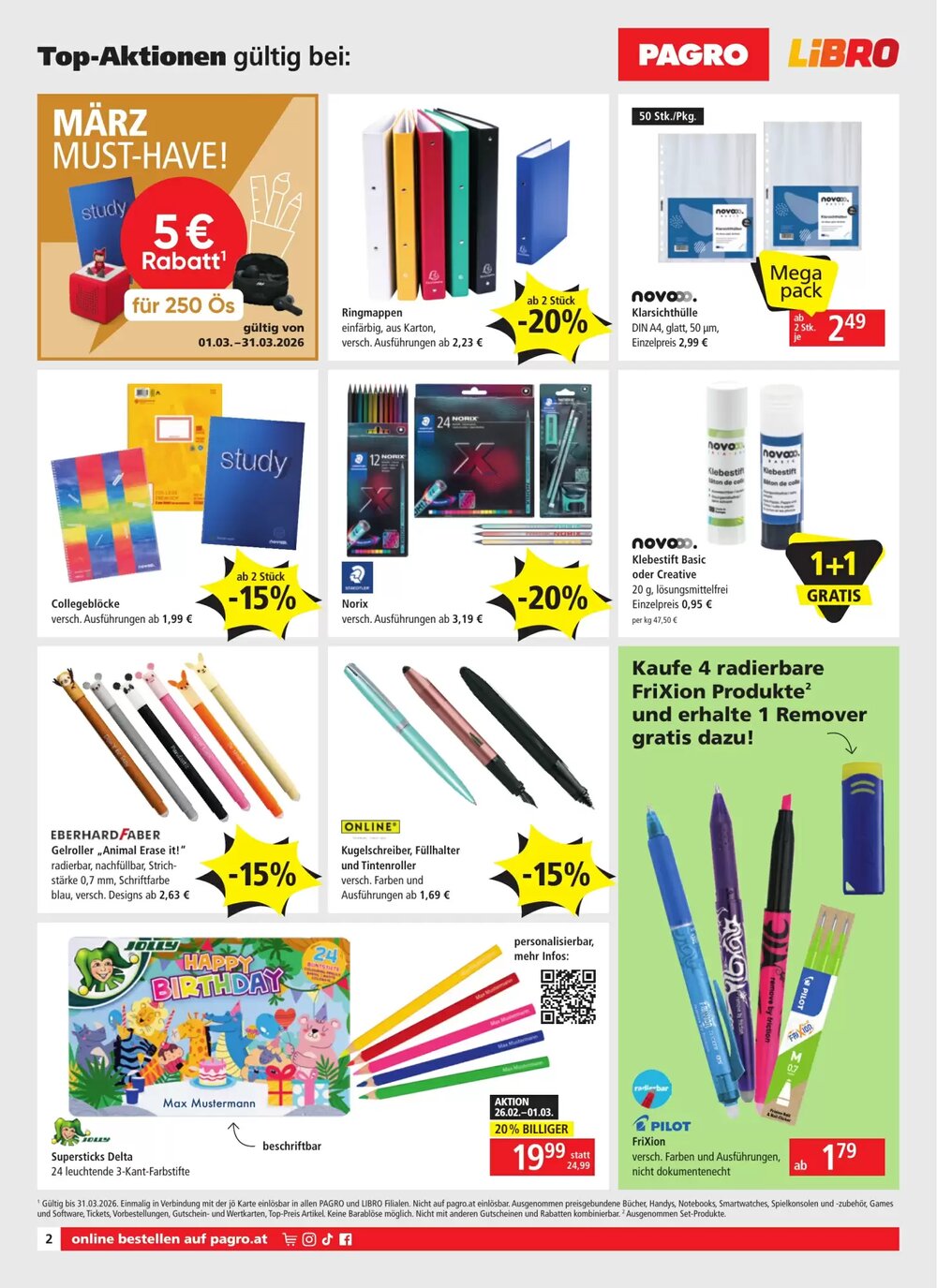 Pagro Diskont Flugblatt (ab 26.02.2026) - Angebote und Prospekt - Seite 2