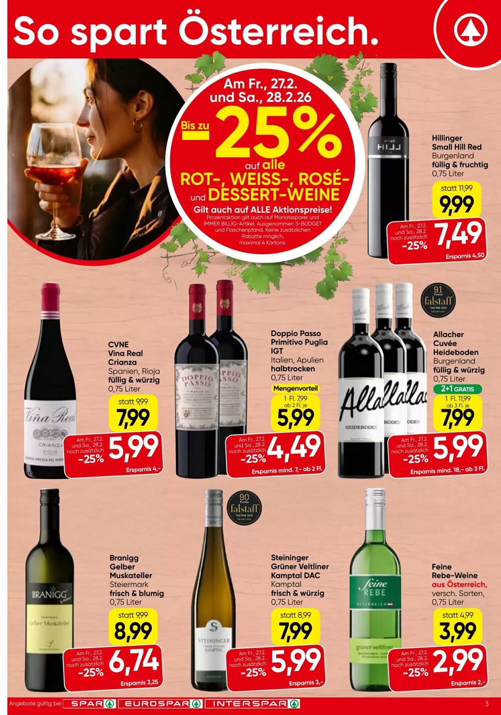 Strasser Markt Flugblatt (ab 26.02.2026) - Angebote und Prospekt - Seite 3