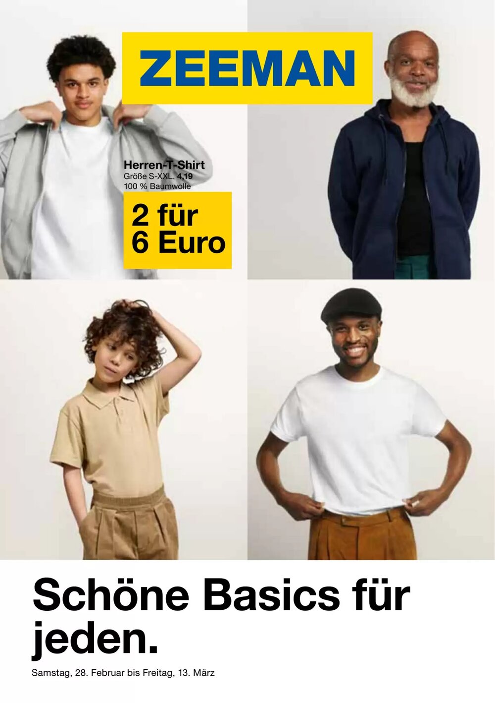 Zeeman Flugblatt (ab 28.02.2026) - Angebote und Prospekt - Seite 1