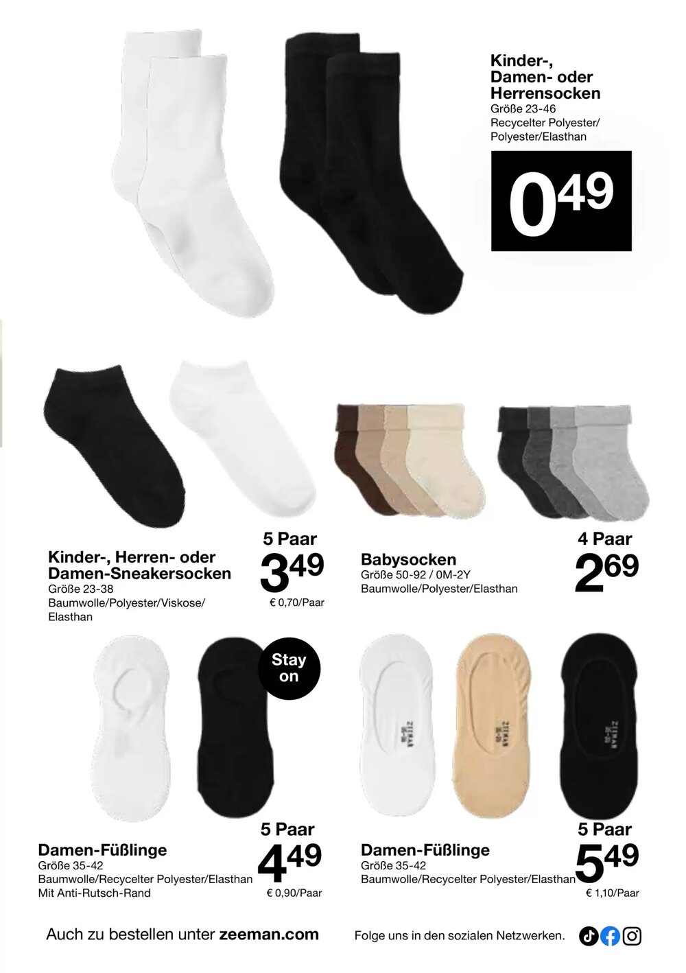 Zeeman Flugblatt (ab 28.02.2026) - Angebote und Prospekt - Seite 32