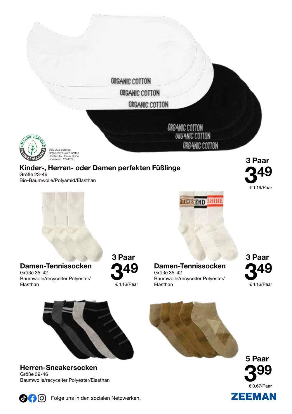 Zeeman Flugblatt (ab 28.02.2026) - Angebote und Prospekt - Seite 33