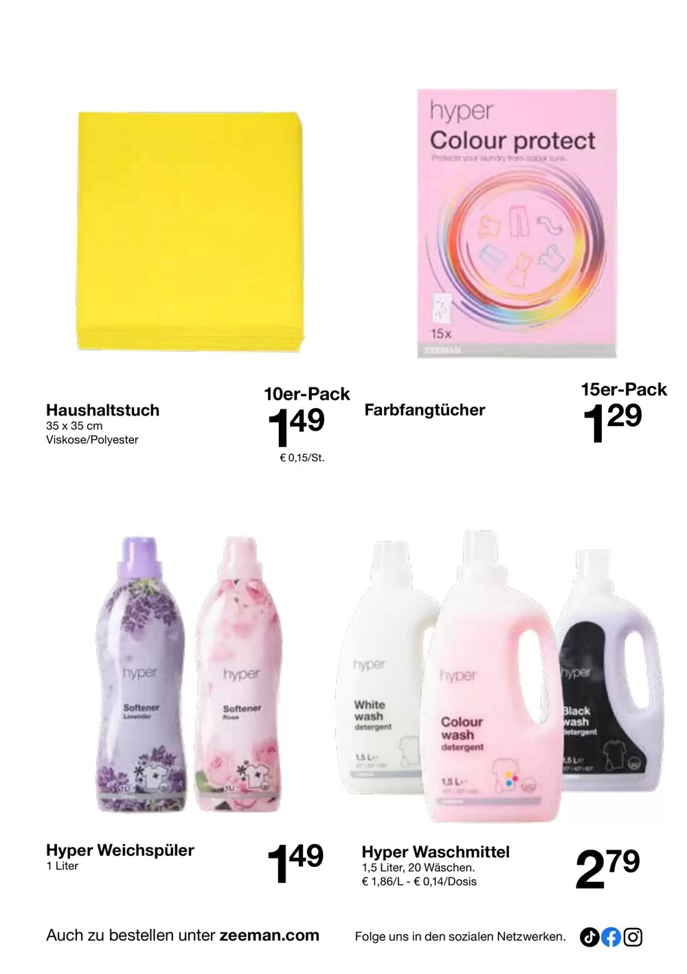 Zeeman Flugblatt (ab 28.02.2026) - Angebote und Prospekt - Seite 38