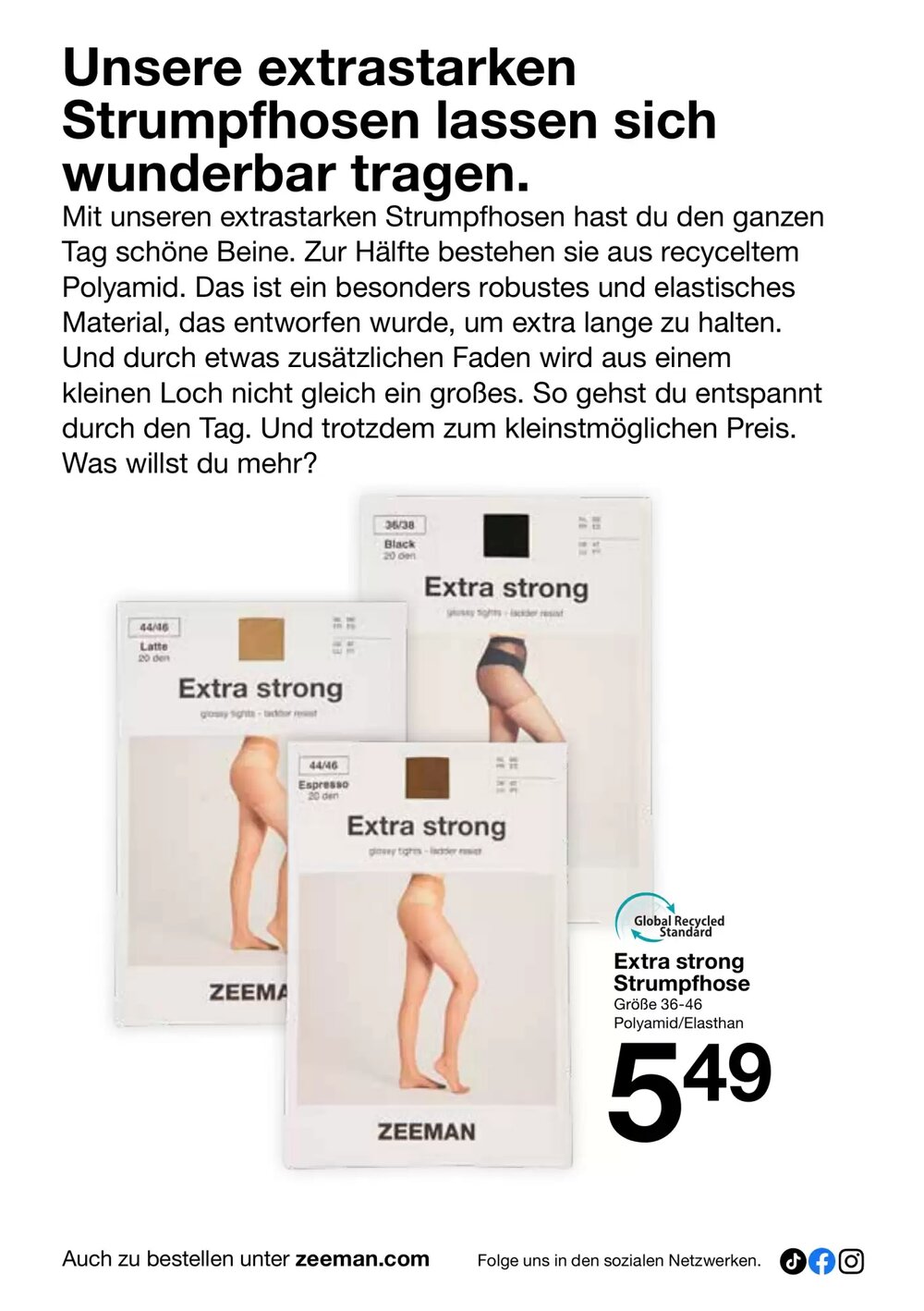 Zeeman Flugblatt (ab 28.02.2026) - Angebote und Prospekt - Seite 7