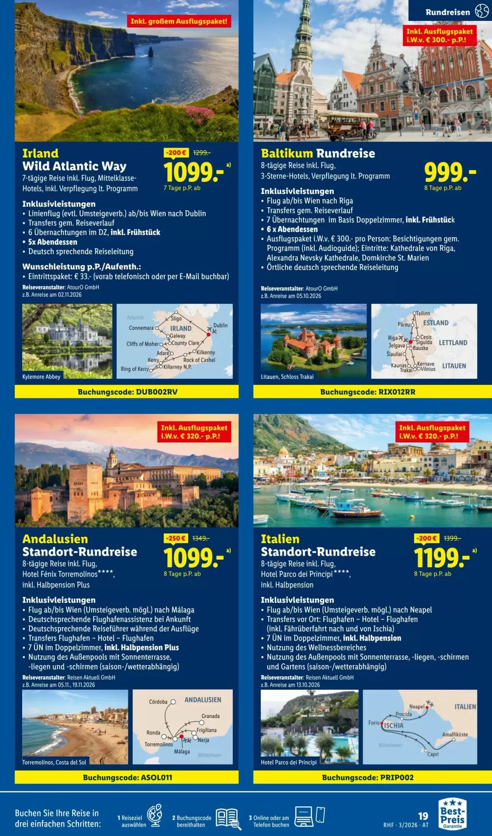 Lidl Reisen Flugblatt (ab 28.02.2026) - Angebote und Prospekt - Seite 19