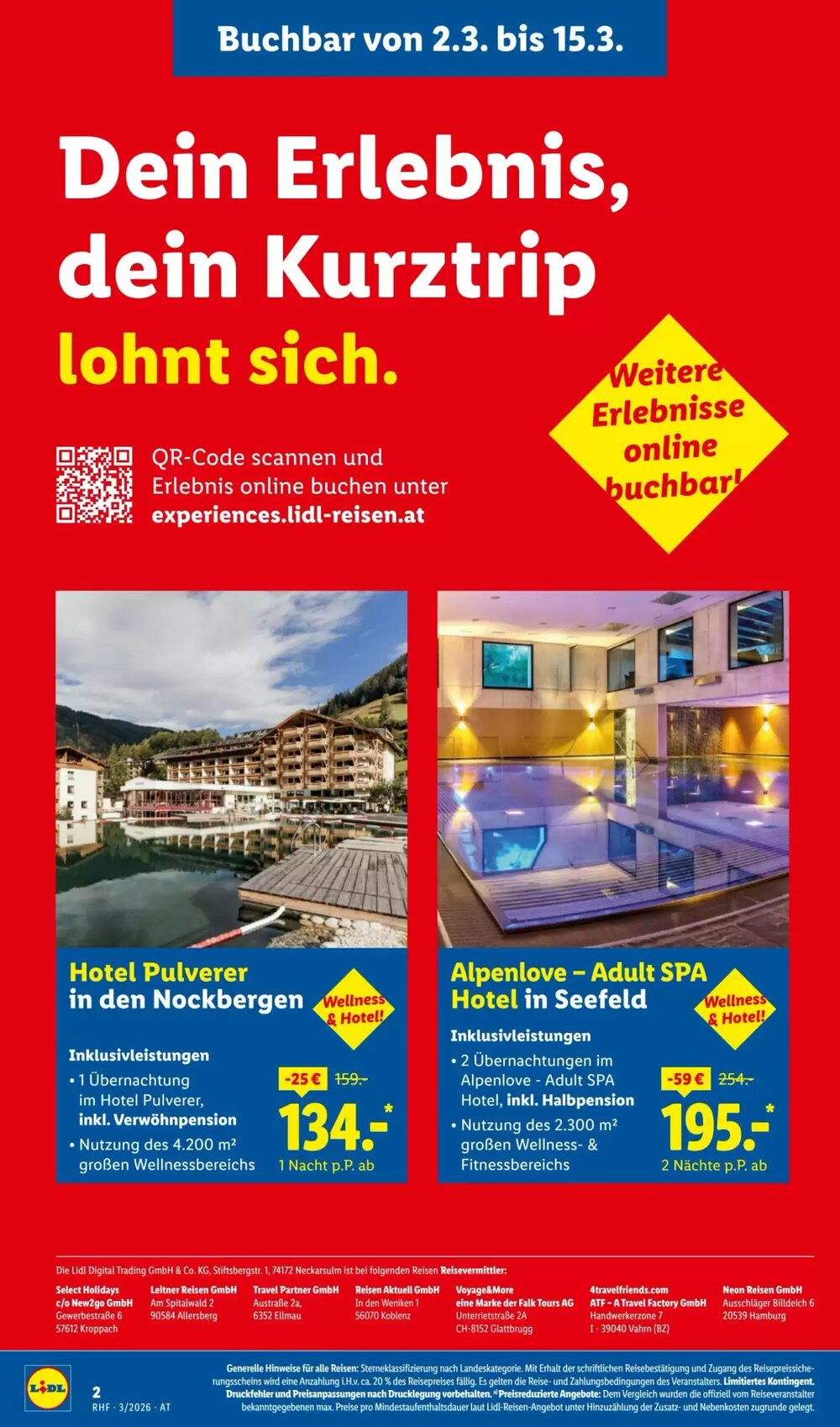 Lidl Reisen Flugblatt (ab 28.02.2026) - Angebote und Prospekt - Seite 2