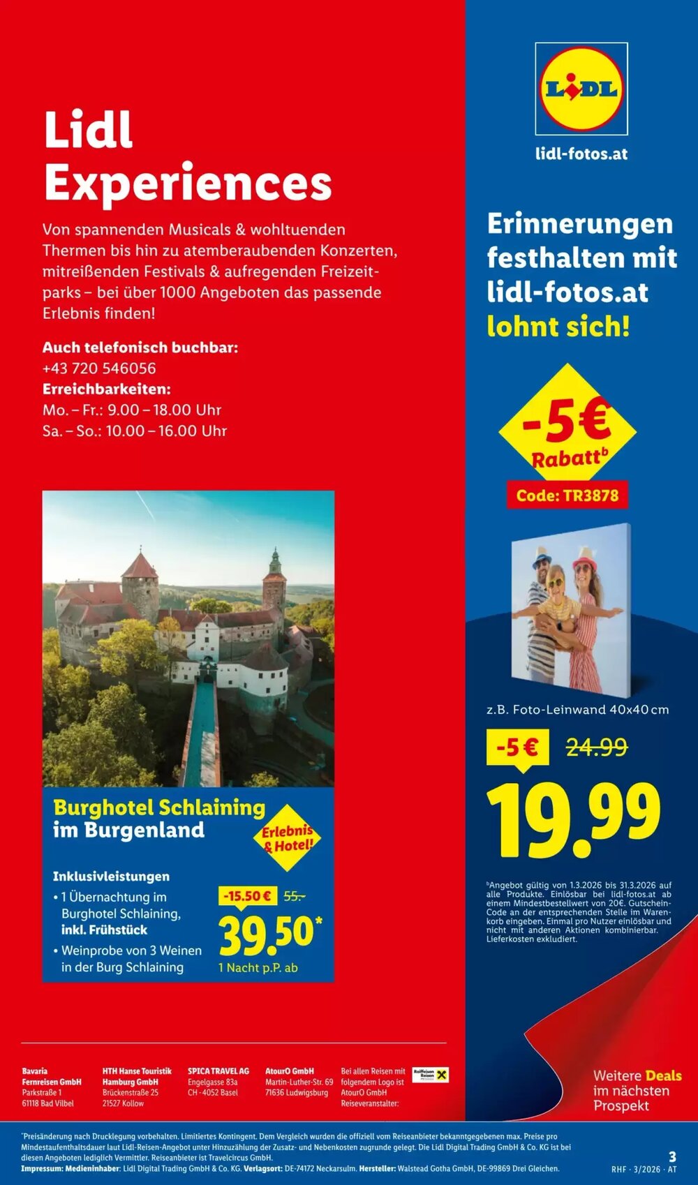 Lidl Reisen Flugblatt (ab 28.02.2026) - Angebote und Prospekt - Seite 3