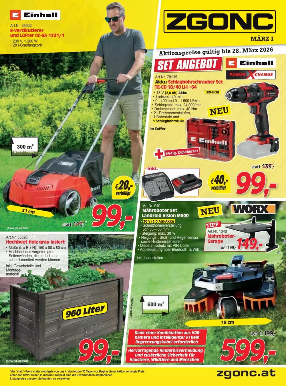 Zgonc Flugblatt (ab 01.03.2026) - Angebote und Prospekt - Seite 1