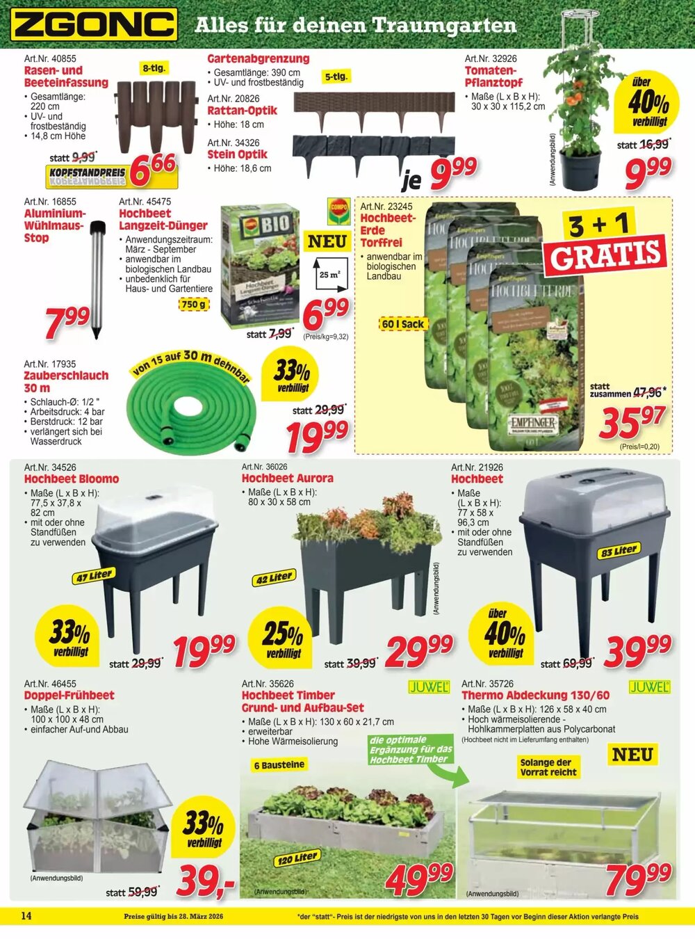 Zgonc Flugblatt (ab 01.03.2026) - Angebote und Prospekt - Seite 14