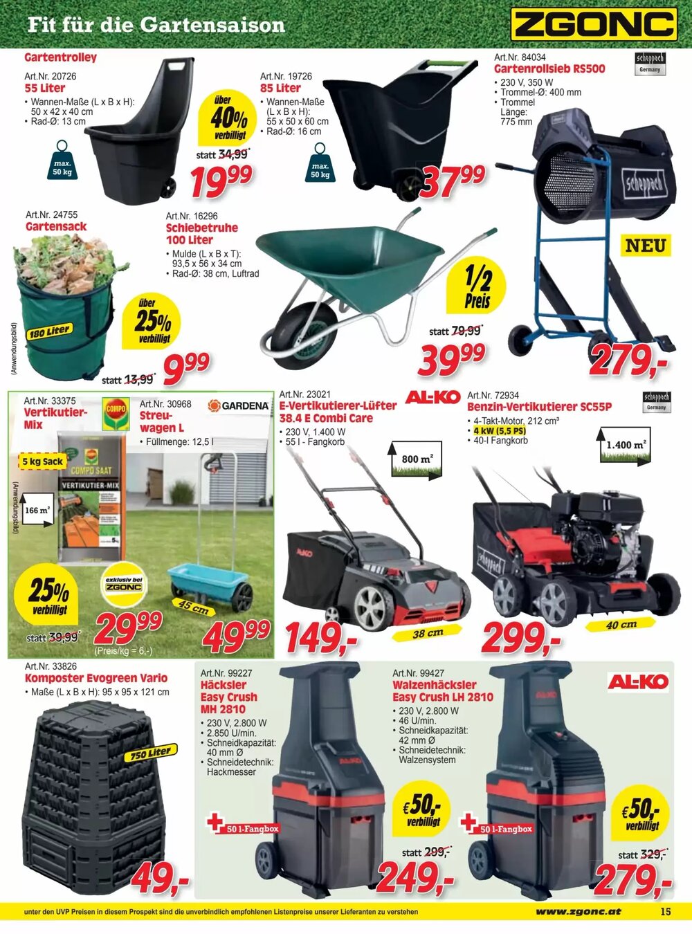 Zgonc Flugblatt (ab 01.03.2026) - Angebote und Prospekt - Seite 15
