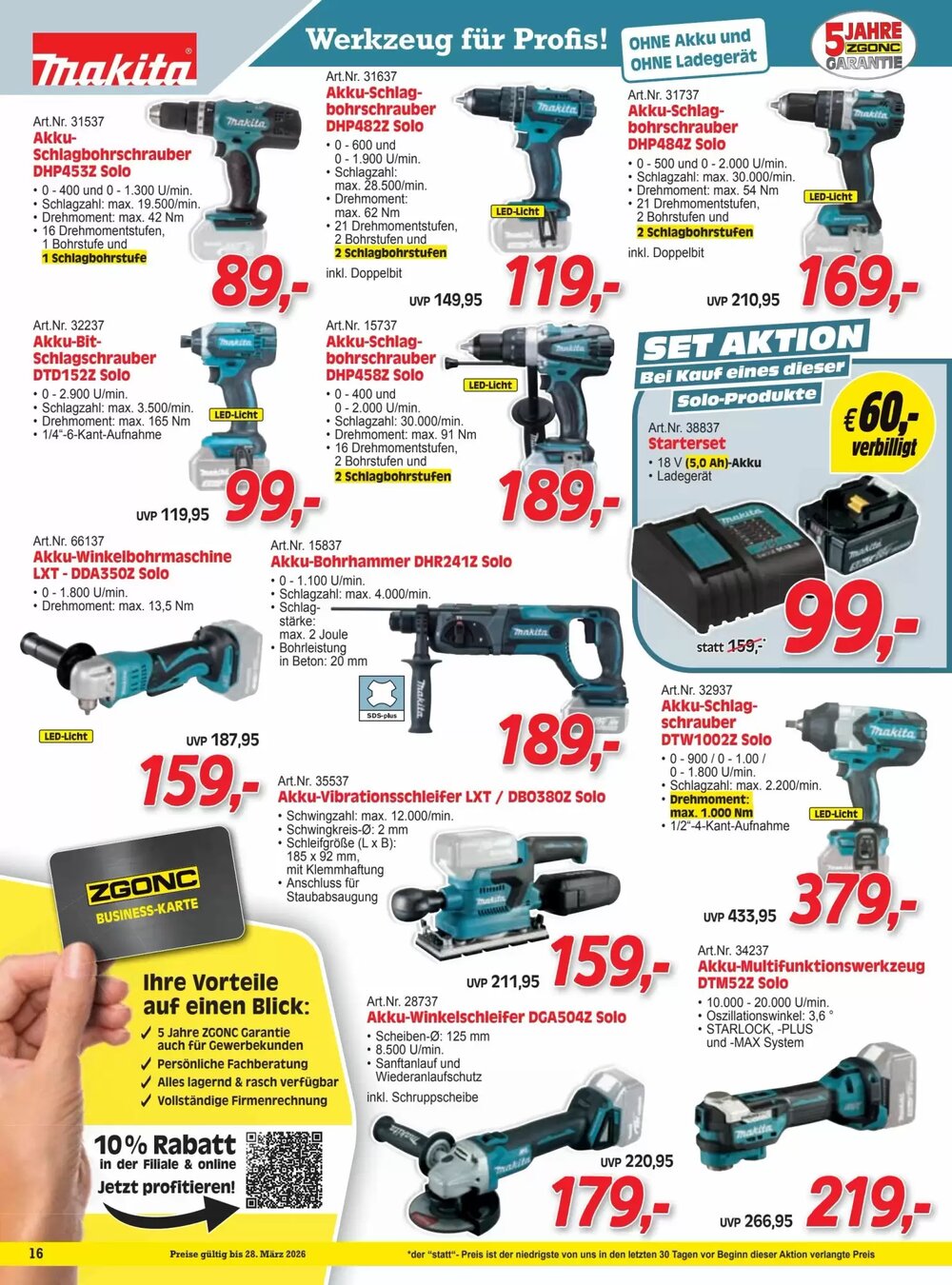 Zgonc Flugblatt (ab 01.03.2026) - Angebote und Prospekt - Seite 16