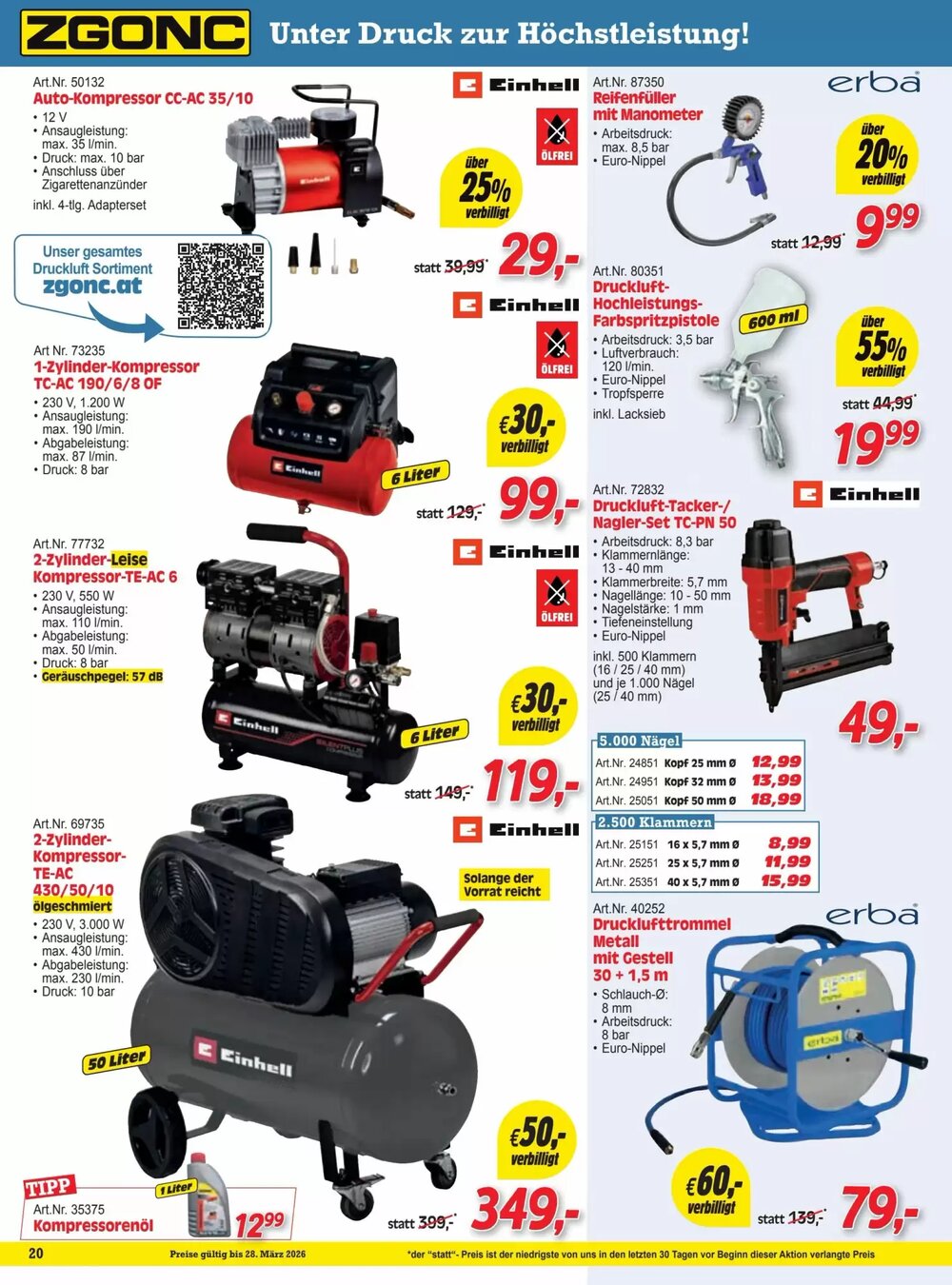 Zgonc Flugblatt (ab 01.03.2026) - Angebote und Prospekt - Seite 20