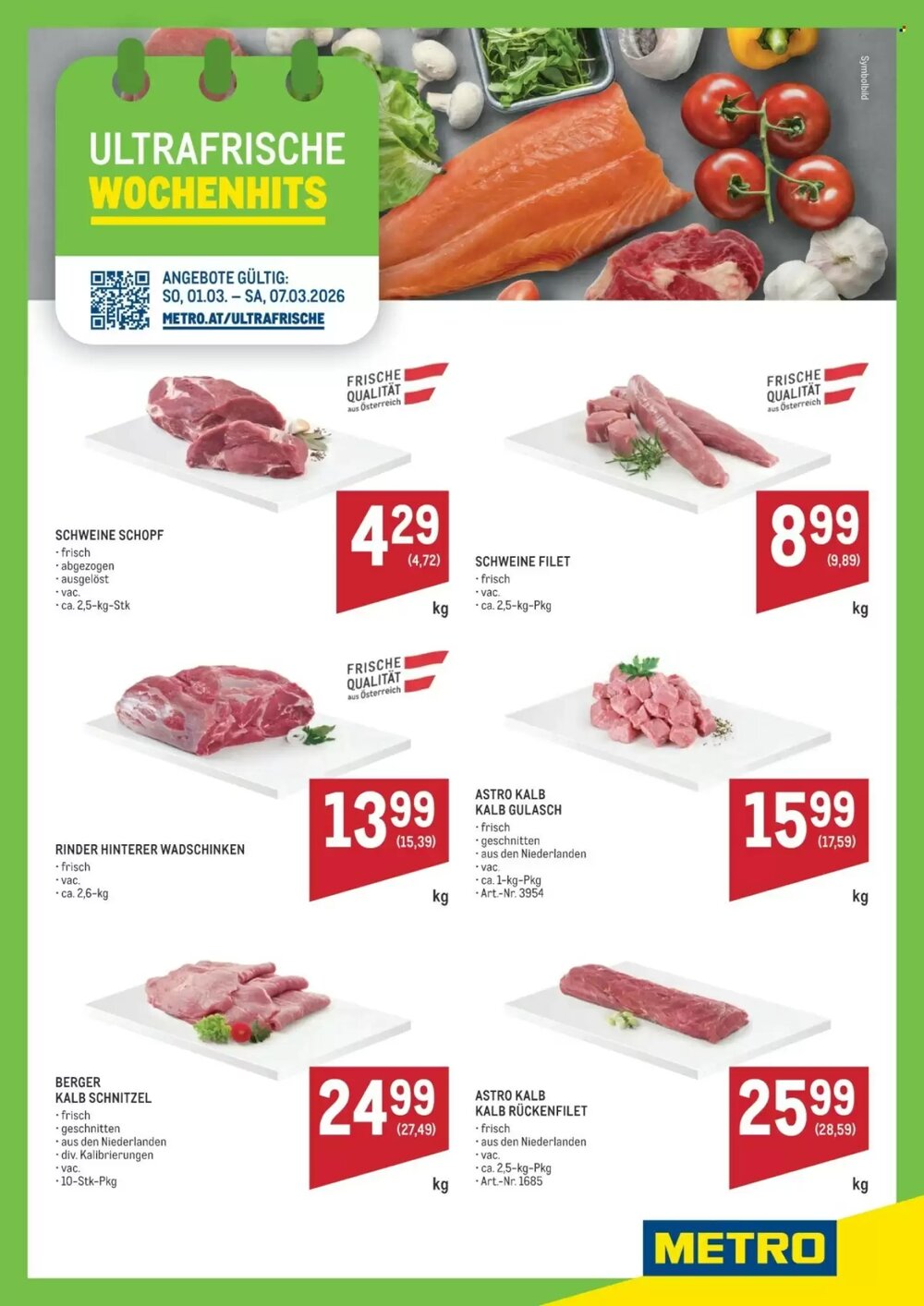 Metro Flugblatt (ab 01.03.2026) - Angebote und Prospekt - Seite 1