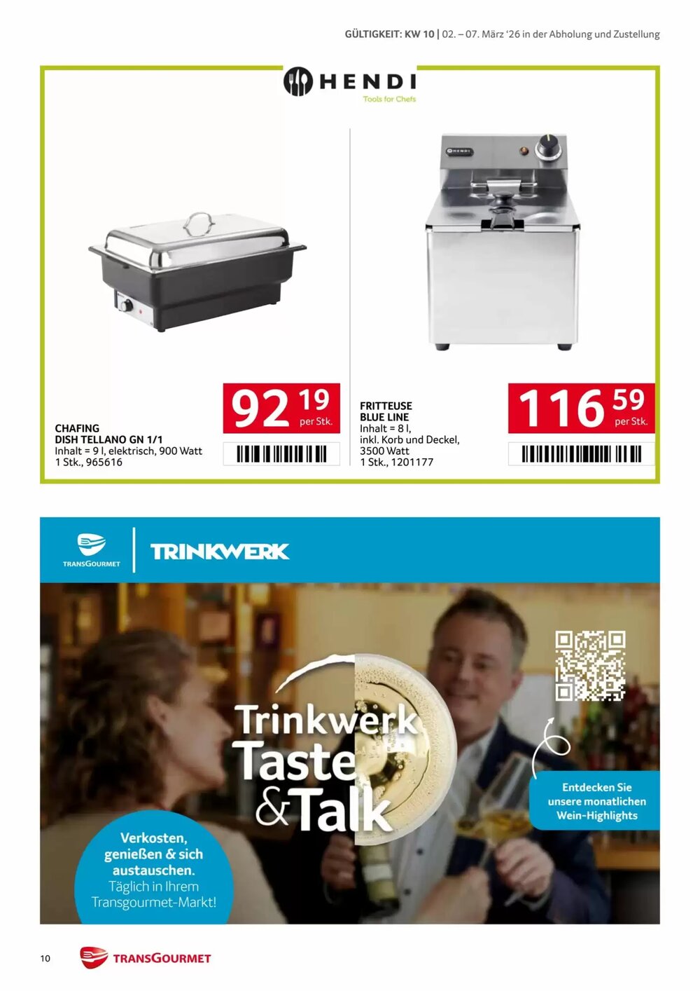 Transgourmet Flugblatt (ab 02.03.2026) - Angebote und Prospekt - Seite 10