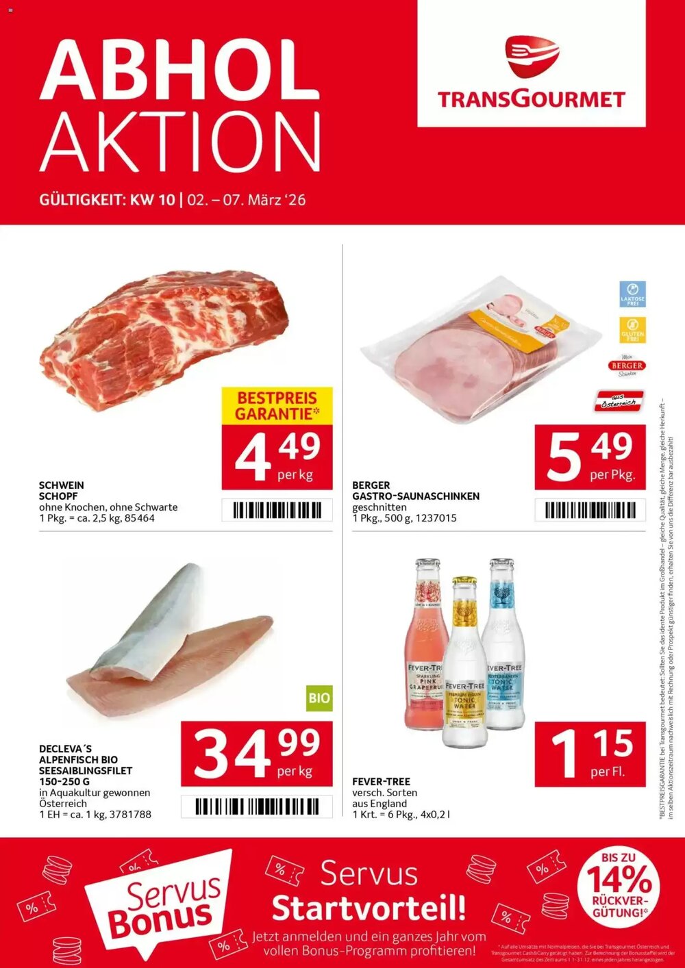 Transgourmet Flugblatt (ab 02.03.2026) - Angebote und Prospekt - Seite 1