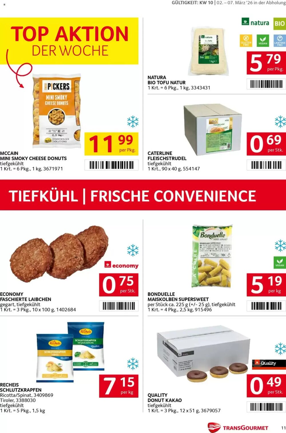 Transgourmet Flugblatt (ab 02.03.2026) - Angebote und Prospekt - Seite 11