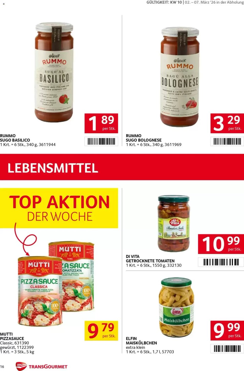 Transgourmet Flugblatt (ab 02.03.2026) - Angebote und Prospekt - Seite 15