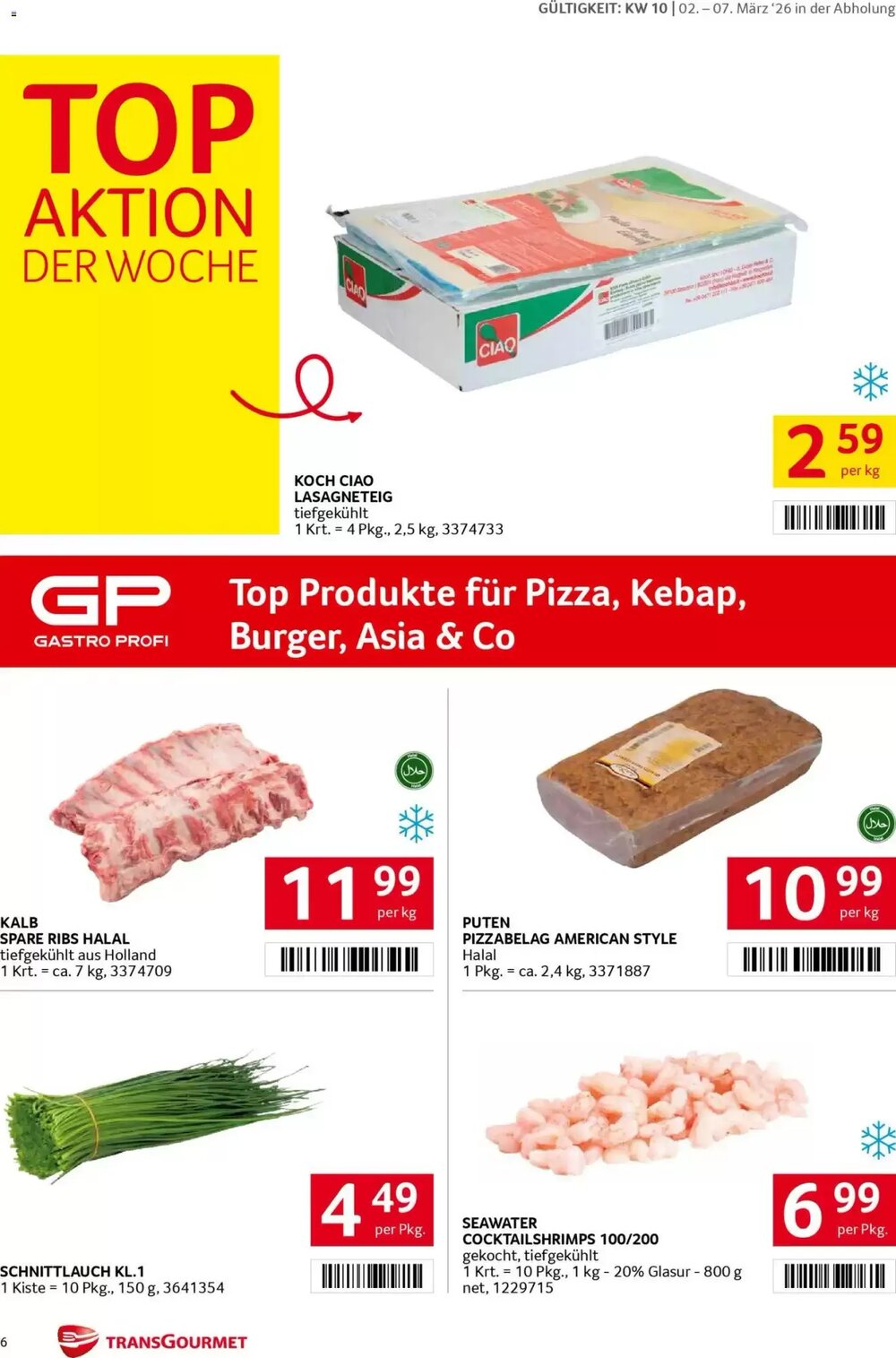 Transgourmet Flugblatt (ab 02.03.2026) - Angebote und Prospekt - Seite 6