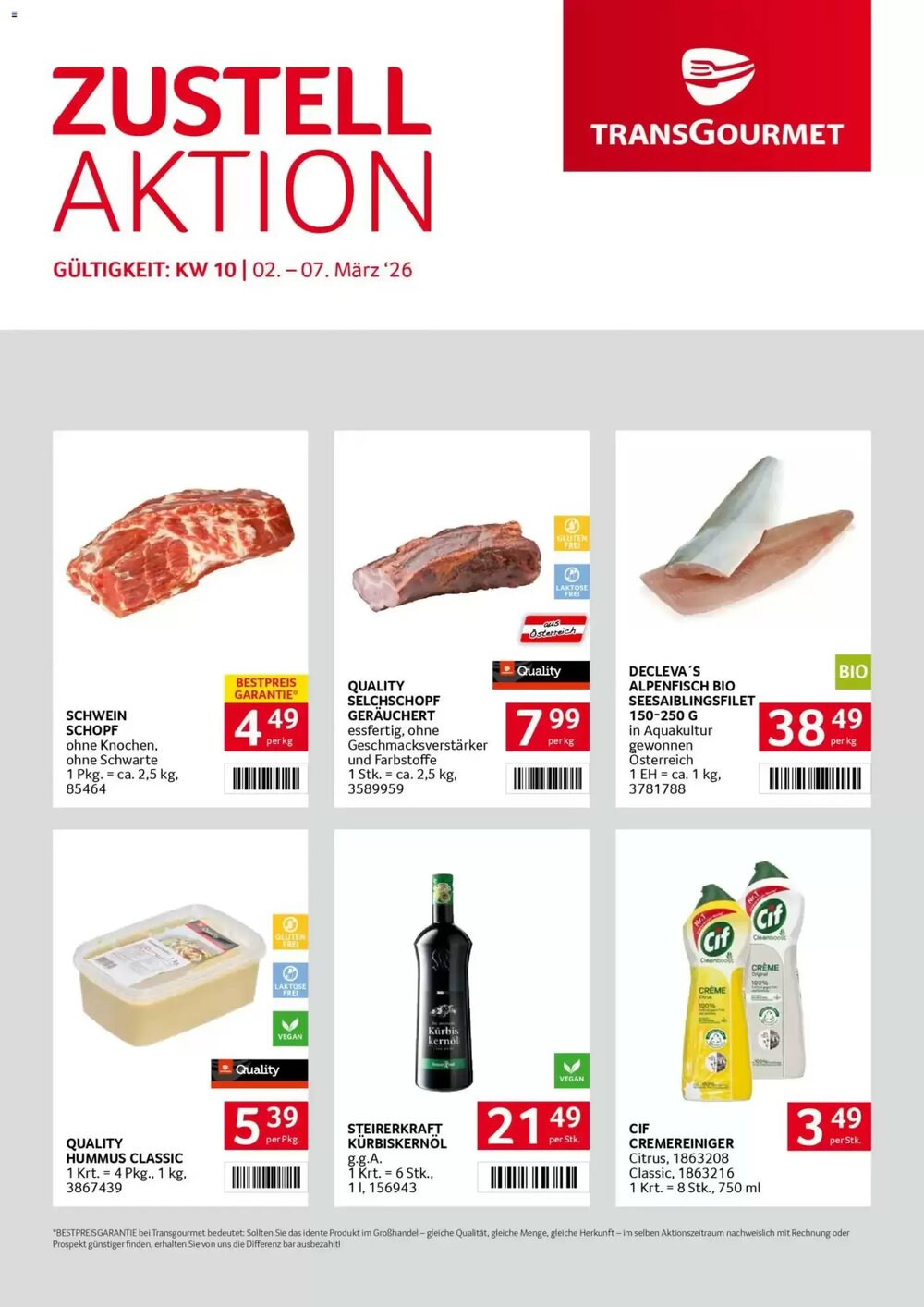 Transgourmet Flugblatt (ab 02.03.2026) - Angebote und Prospekt - Seite 1