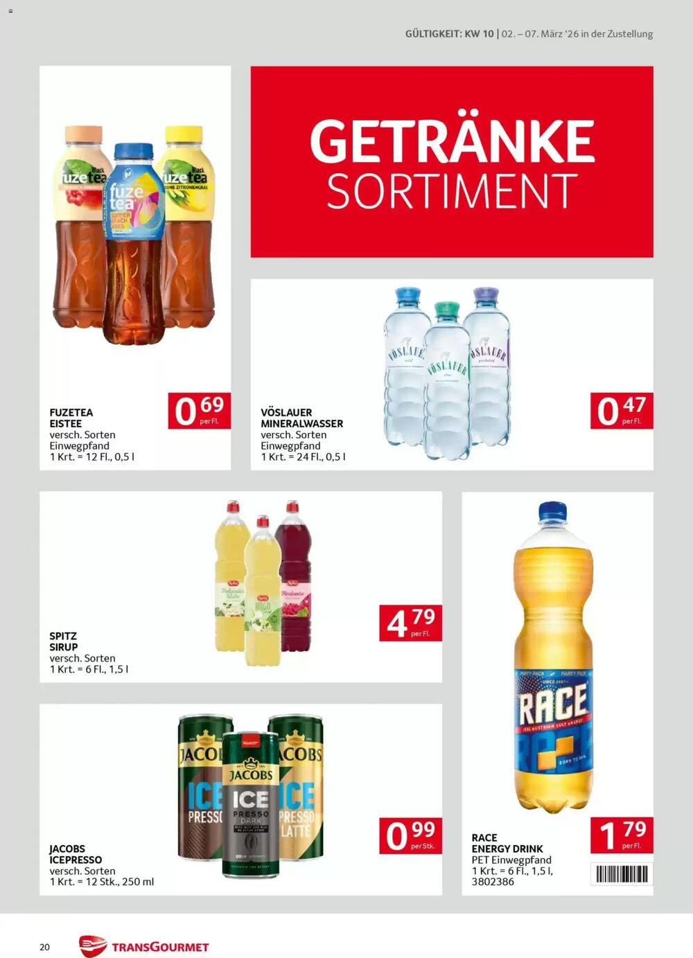 Transgourmet Flugblatt (ab 02.03.2026) - Angebote und Prospekt - Seite 20