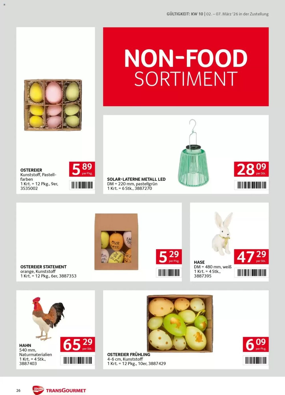 Transgourmet Flugblatt (ab 02.03.2026) - Angebote und Prospekt - Seite 26