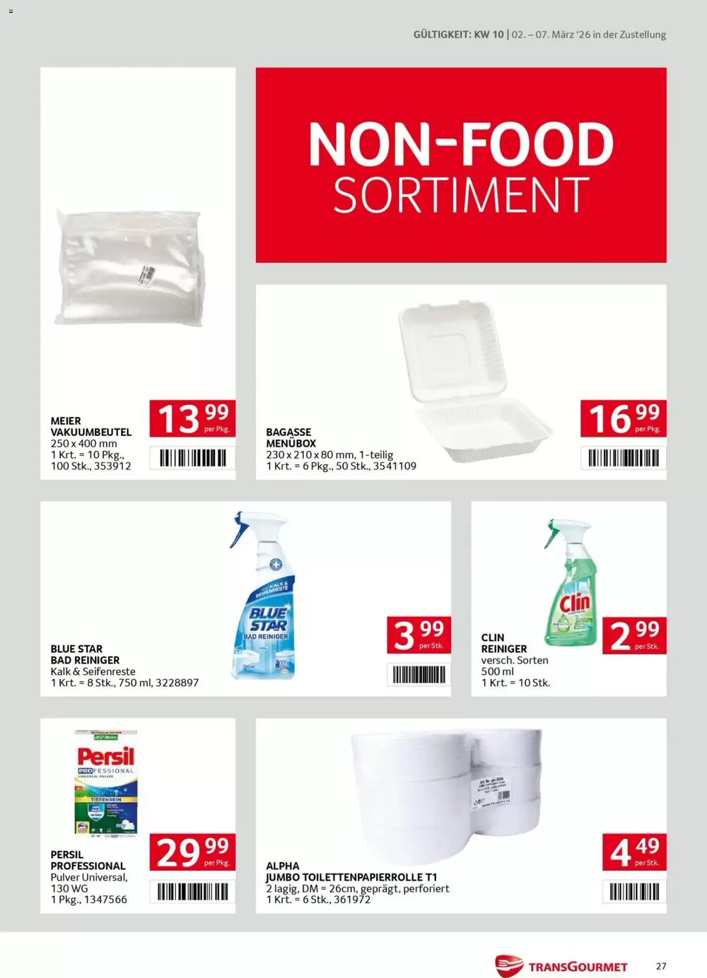Transgourmet Flugblatt (ab 02.03.2026) - Angebote und Prospekt - Seite 27