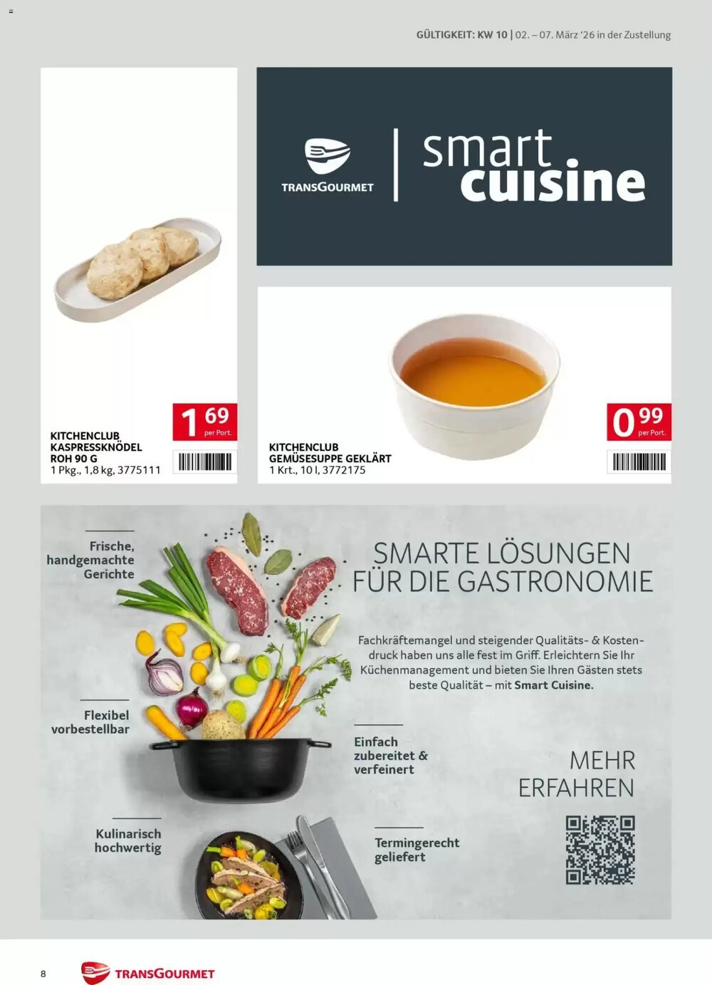Transgourmet Flugblatt (ab 02.03.2026) - Angebote und Prospekt - Seite 8