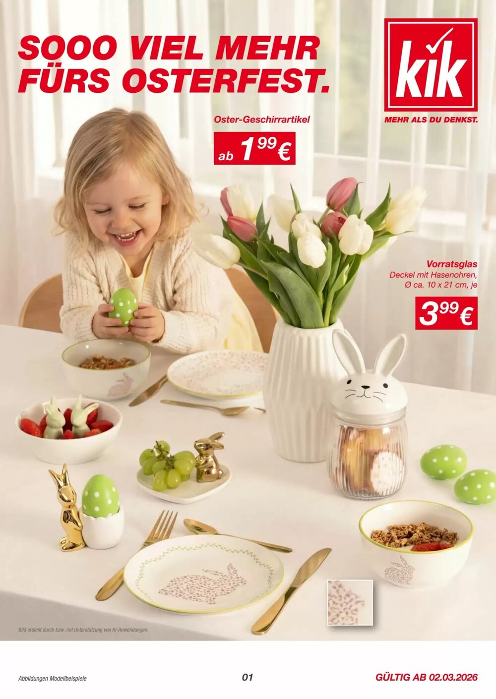 KiK Flugblatt (ab 02.03.2026) - Angebote und Prospekt - Seite 1