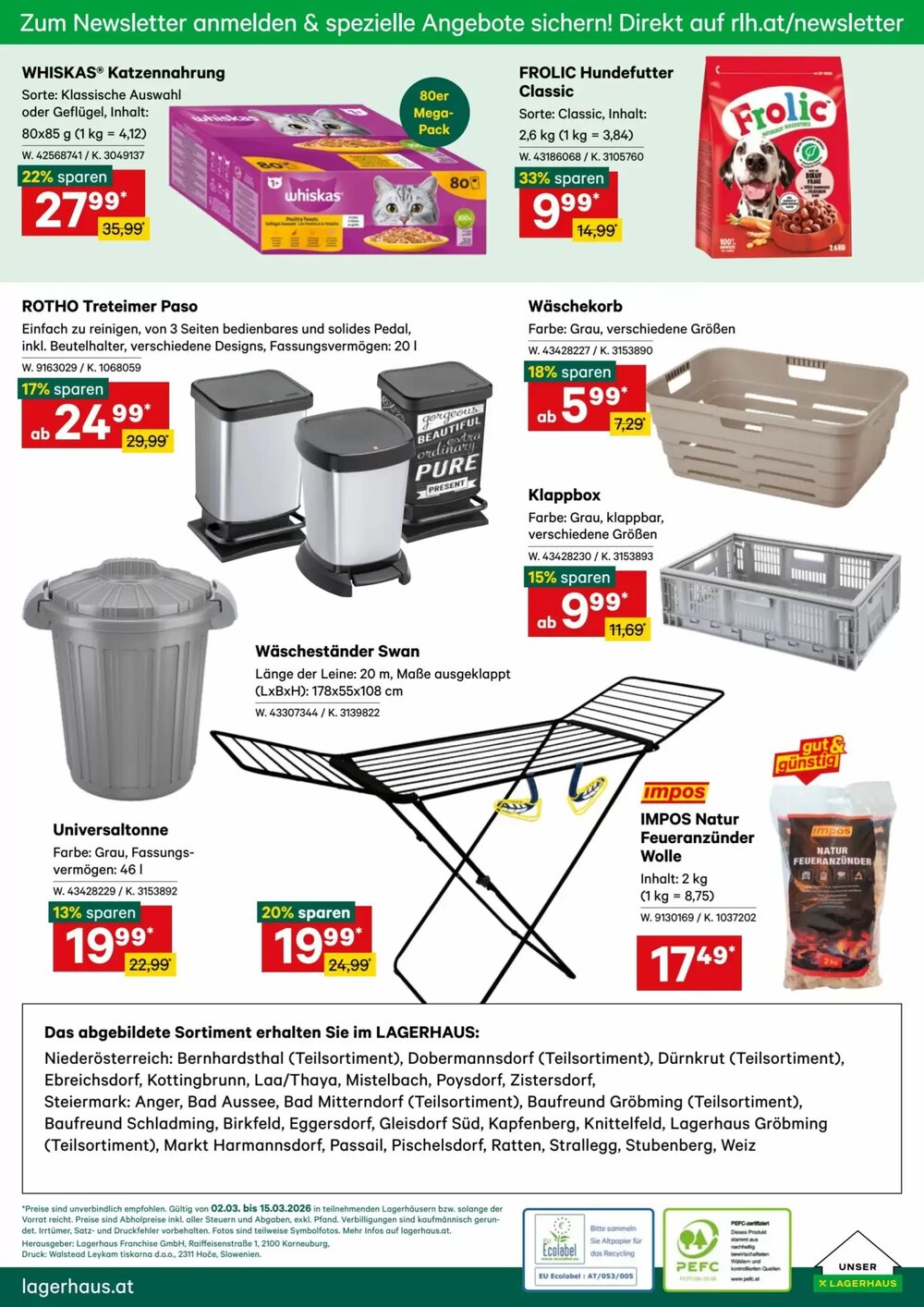 Lagerhaus Flugblatt (ab 02.03.2026) - Angebote und Prospekt - Seite 12