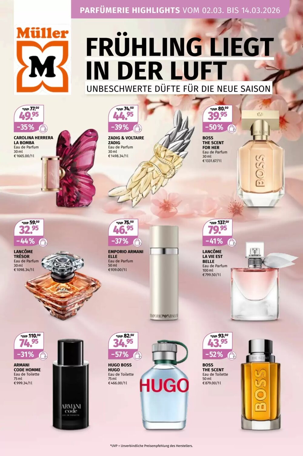 Müller Flugblatt (ab 02.03.2026) - Angebote und Prospekt - Seite 1