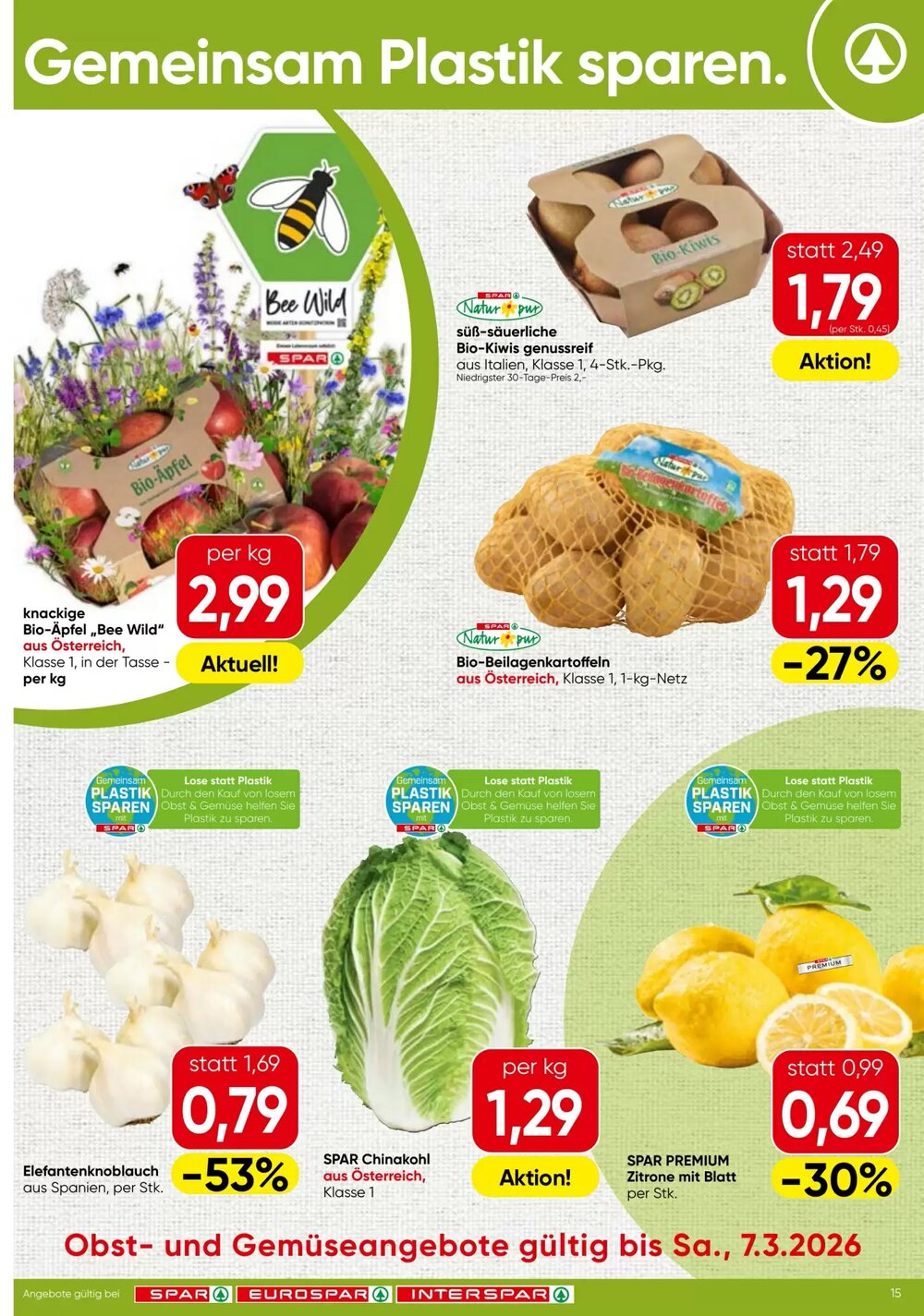 Spar Flugblatt (ab 02.03.2026) - Angebote und Prospekt - Seite 1