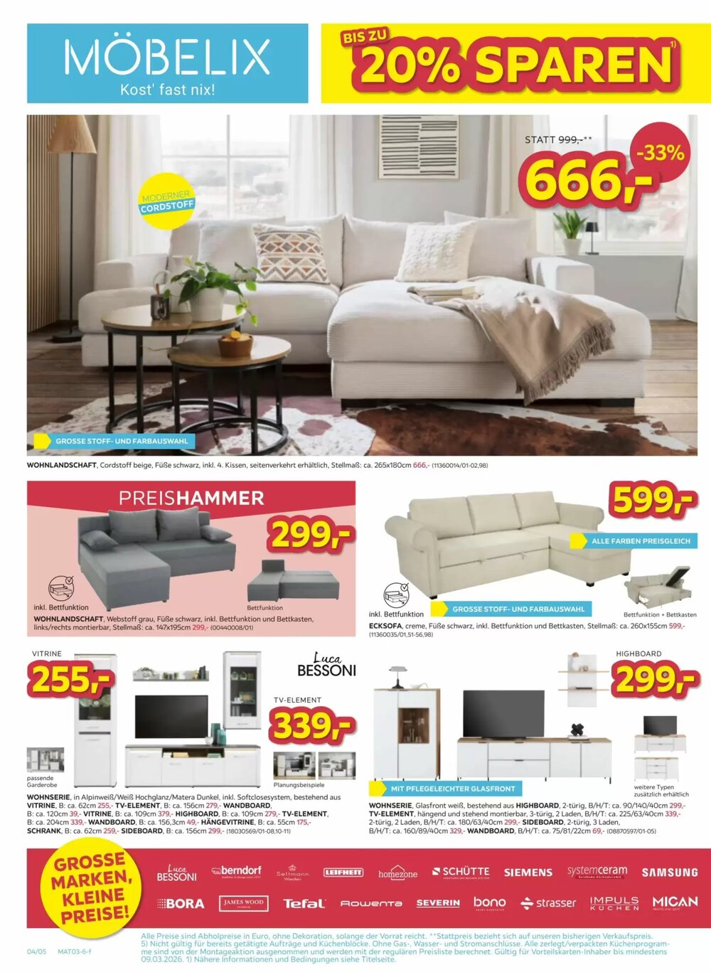Möbelix Flugblatt (ab 03.03.2026) - Angebote und Prospekt - Seite 4