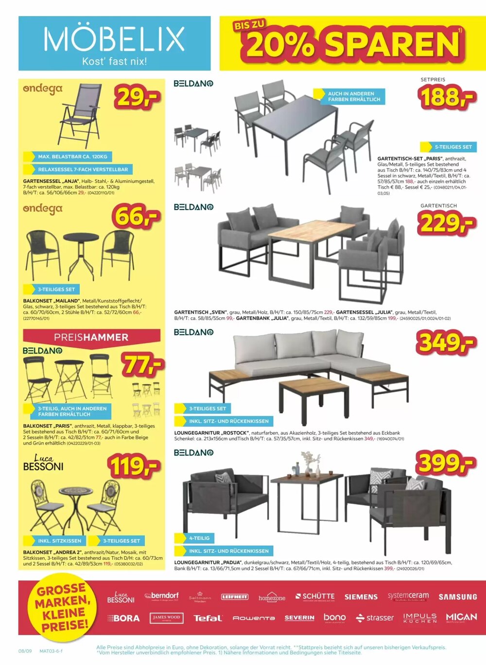 Möbelix Flugblatt (ab 03.03.2026) - Angebote und Prospekt - Seite 8