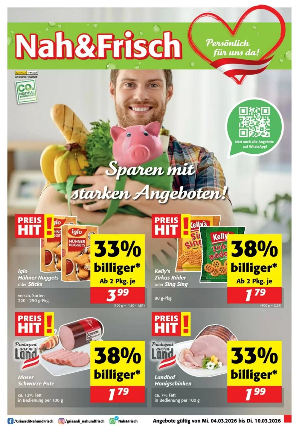 Nah&Frisch Flugblatt (ab 04.03.2026) - Angebote und Prospekt - Seite 1