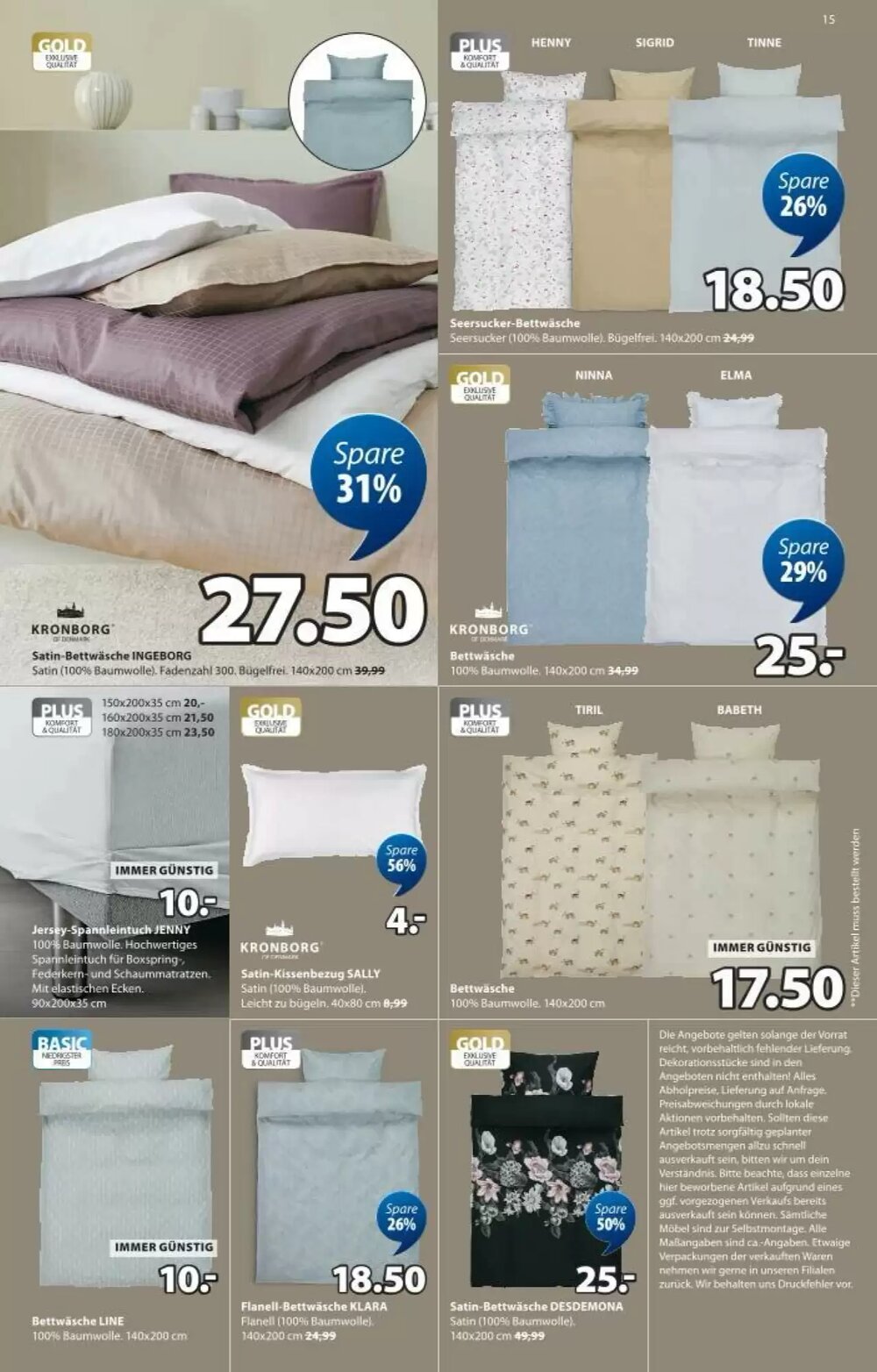 JYSK Flugblatt (ab 04.03.2026) - Angebote und Prospekt - Seite 15