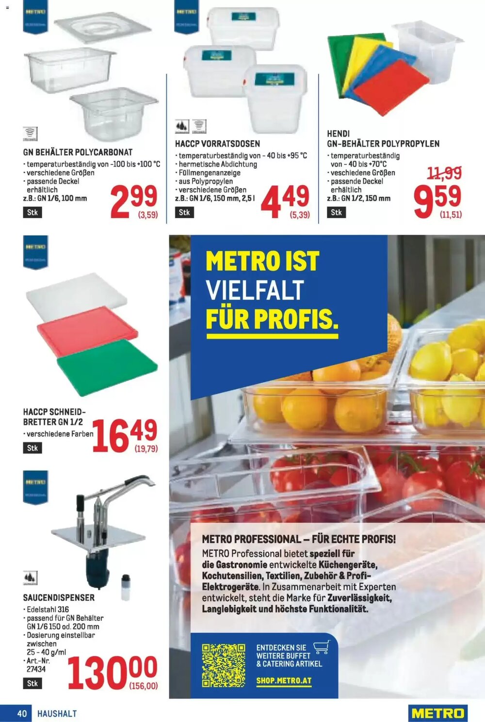 Metro Flugblatt (ab 05.03.2026) - Angebote und Prospekt - Seite 40