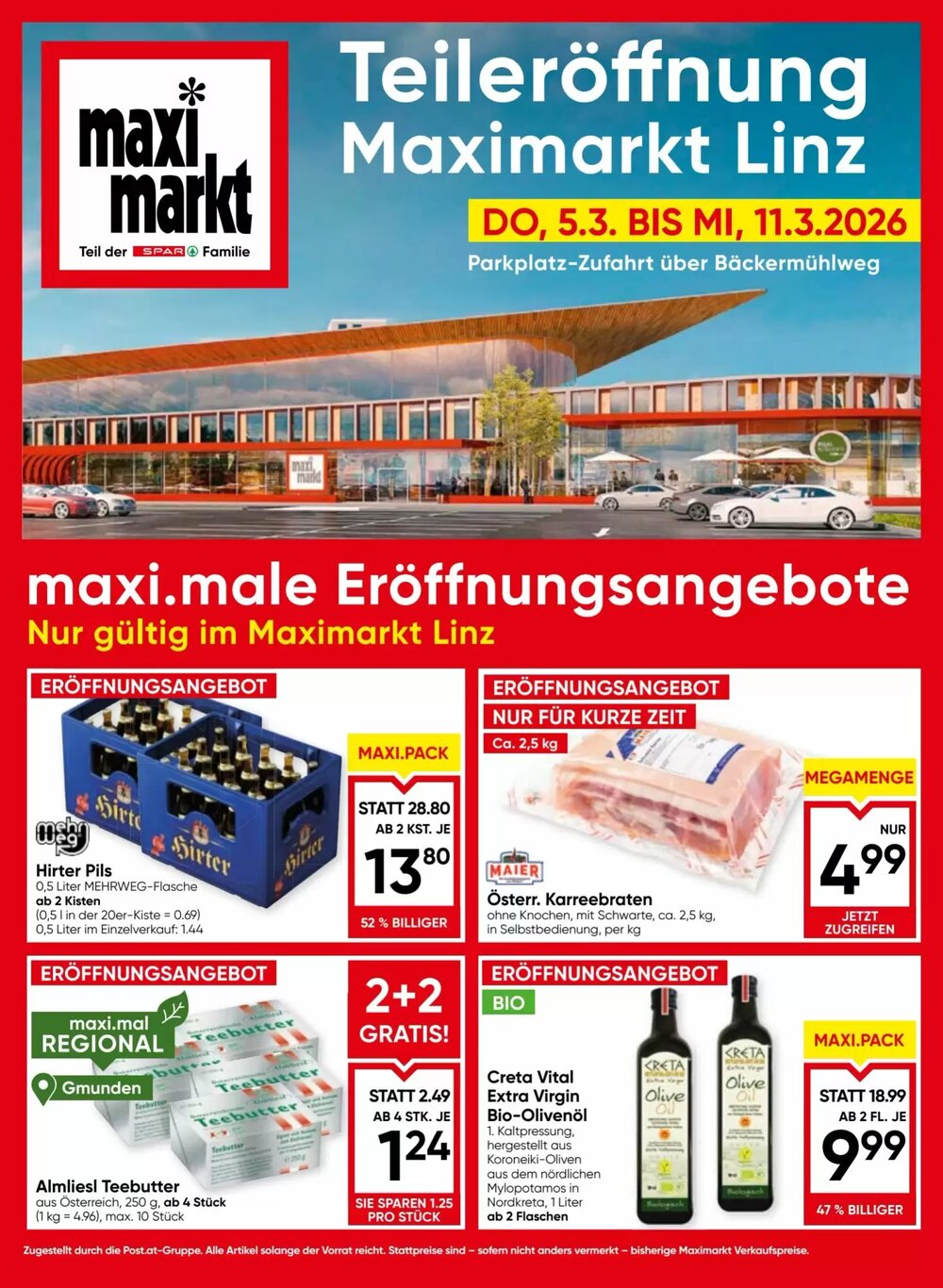 Maximarkt Flugblatt (ab 05.03.2026) - Angebote und Prospekt - Seite 1