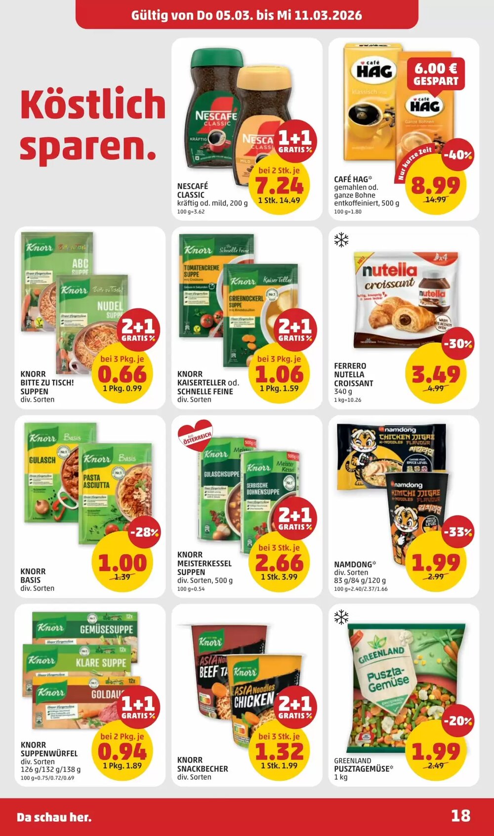 PENNY Flugblatt (ab 05.03.2026) - Angebote und Prospekt - Seite 18