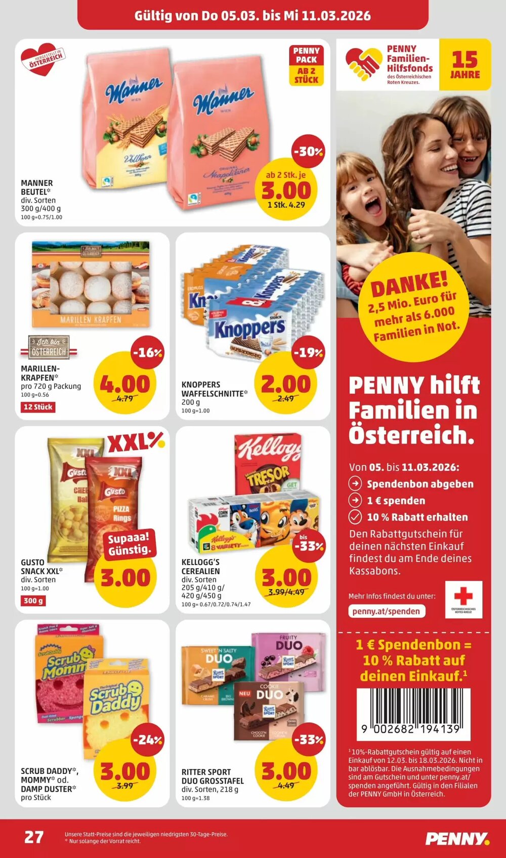 PENNY Flugblatt (ab 05.03.2026) - Angebote und Prospekt - Seite 27