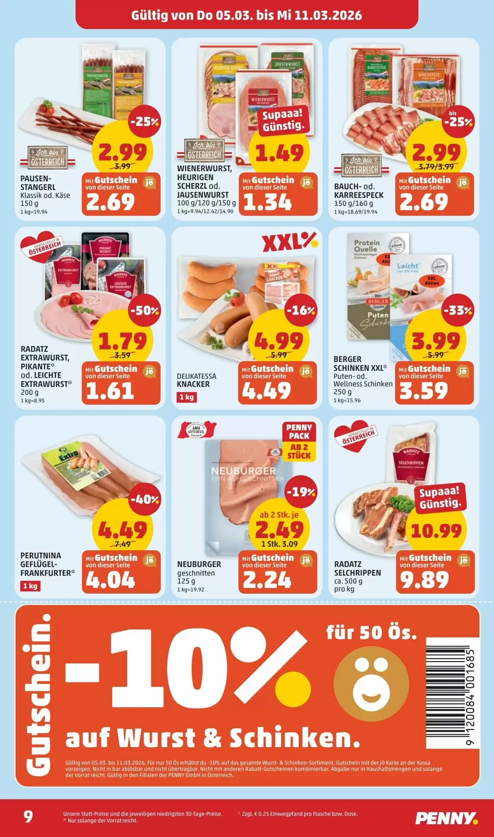 PENNY Flugblatt (ab 05.03.2026) - Angebote und Prospekt - Seite 9