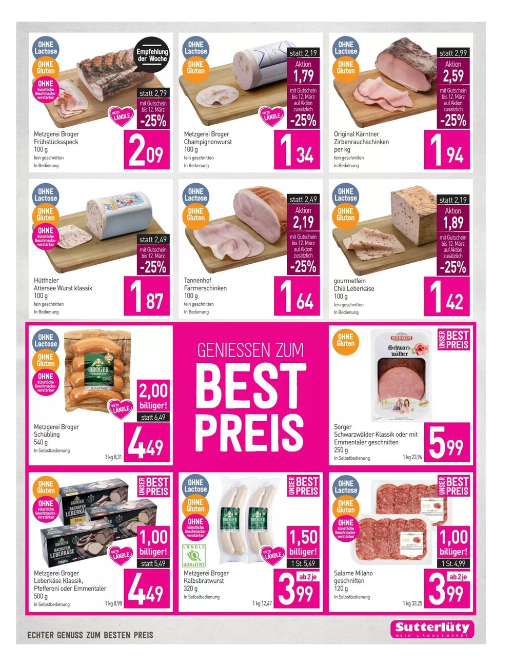 Sutterlüty Flugblatt (ab 05.03.2026) - Angebote und Prospekt - Seite 7