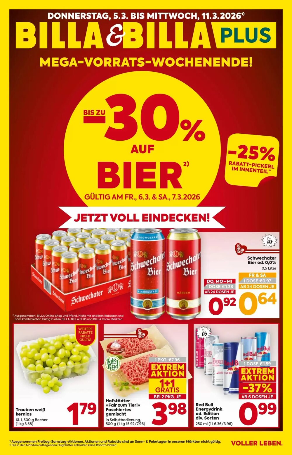 Billa Flugblatt (ab 05.03.2026) - Angebote und Prospekt - Seite 1