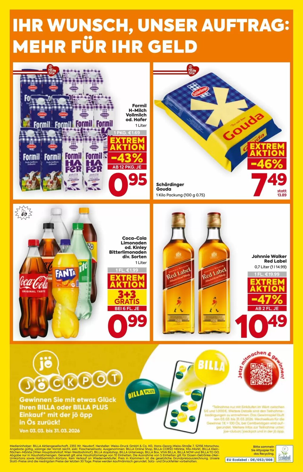 Billa Flugblatt (ab 05.03.2026) - Angebote und Prospekt - Seite 16